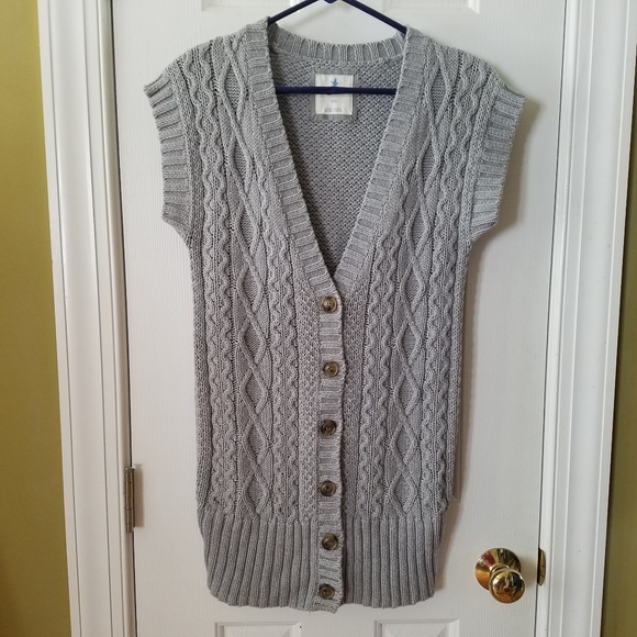 Aerie Cable Knit Cardigan - Picture 1 of 5